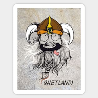 Shetland Viking Sticker